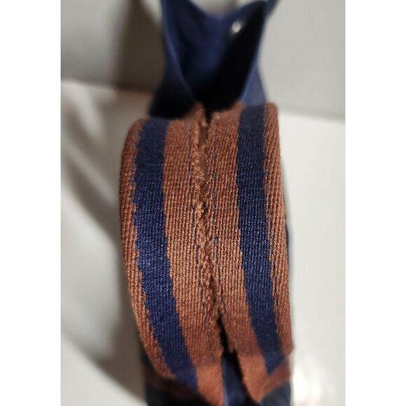 Hermès 1990s Navy/Brown Canvas Fourre Tout Mini Tote Bag - Picture 8 of 15